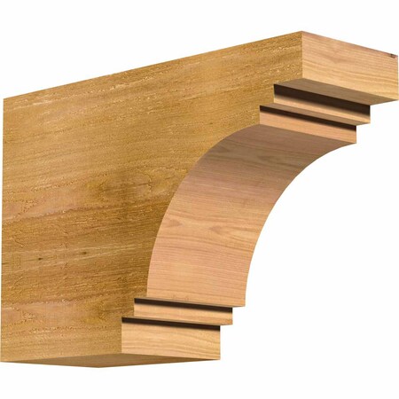 Ekena Millwork Pescadero Rough Sawn Rafter Tail, Western Red Cedar, 6"W x 12"H x 18"L RFT06X12X18PEC00RWR